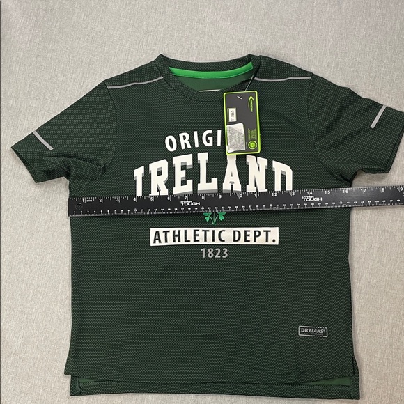 Lansdowne Ireland Athletic Dept Performance Soccer T-Shirt Green Kids 7/8 Years - Picture 6 of 8